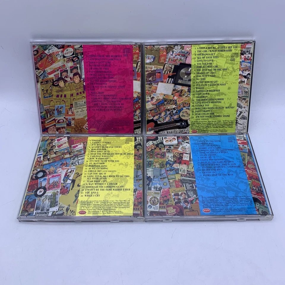 The Monkees: Listen to the Band (4 CD Set 1991 Rhino) No Box - Image 2 of 4