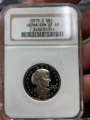 1979 S Type 2 Proof Susan B. Anthony Dollar NGC PF 69 Ultra Cameo