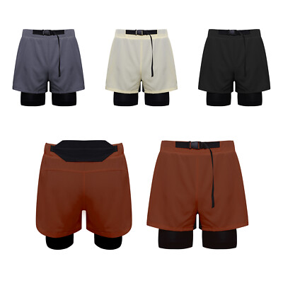 Mens Activewear Booty Shorts Pant Sports Basketball Workout