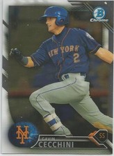 Gavin Cecchini New York Mets 2016 Bowman Chrome Prospect