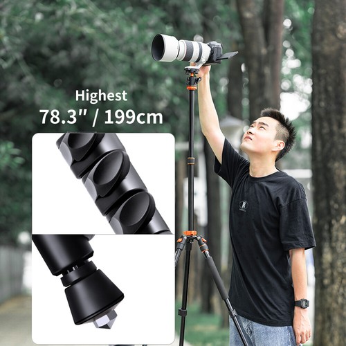 K&F Concept 207cm DSLR Tripod Travel Vlog Tripod Monopod with 360° Ball Head AU - Picture 10 of 10