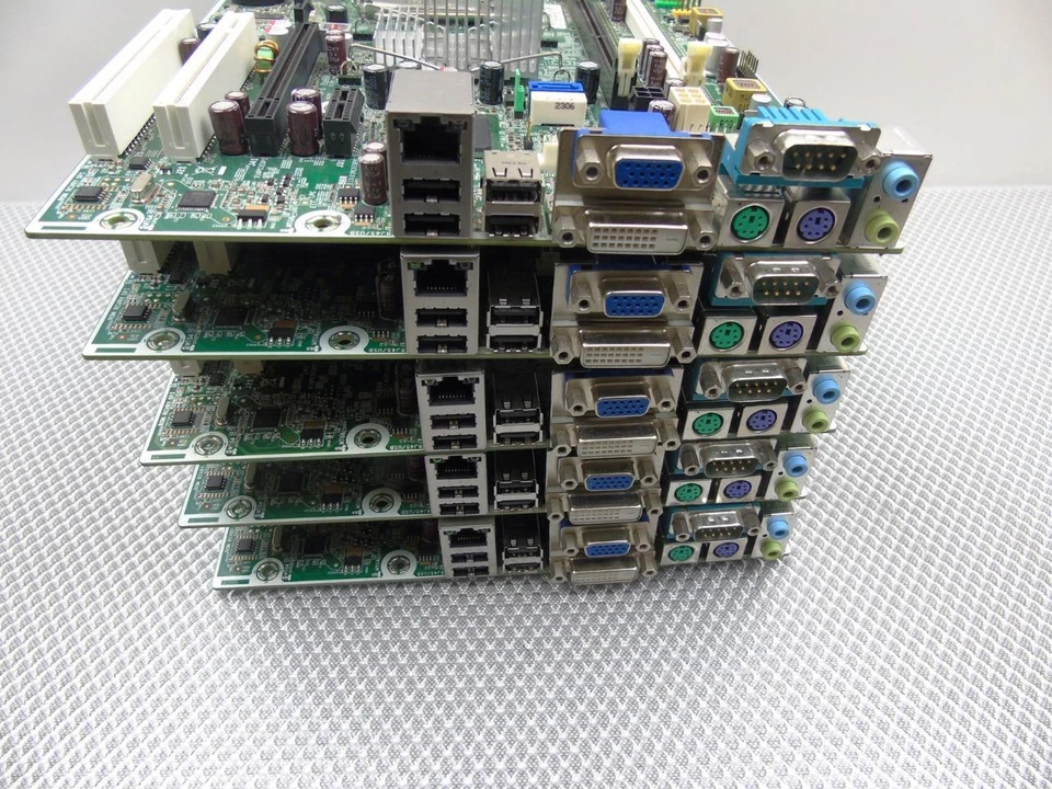 Lot of 5 - HP Compaq Pro 4000 SFF LGA 775 Motherboard - 606175-001, 607173-001 - Image 2 of 4