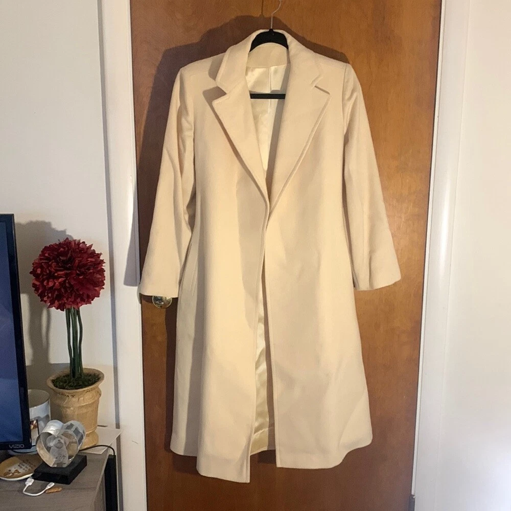 Vintage Fleurette EUC ivory/cream 100% camel hair coat | eBay