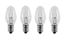 4 Pack Light Bulbs 15W for SCENTSY Plug-In Warmer Wax Diffuser 15 Watt 120 Volts