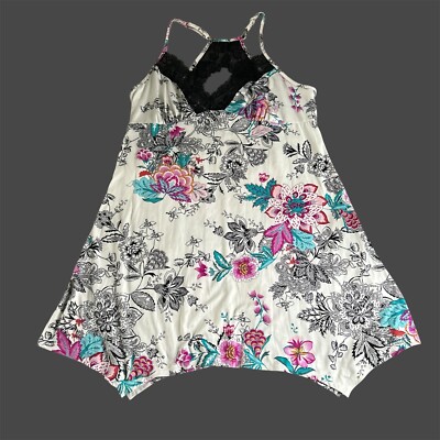 Secret Treasures Chemise Pajamas Womens Size Large Floral