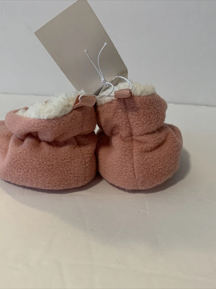 Nuevo Niñas Rosa Botín Zapatilla Zapatos Talla 3-6 Meses por Old Navy Foto 3 de 4