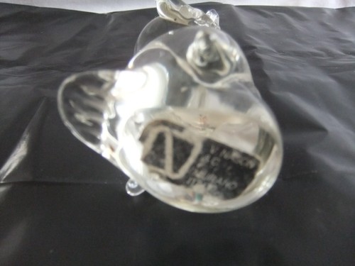 Vintage V. Nason & Co. Murano Italy Clear Art Glass Owl Ornament 9.5 x 5.5 cm - Picture 4 of 4