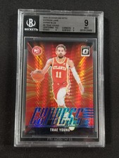 2024-25 Donruss Optic #5 Trae Young Express Lane Hyper Blue BGS 9 #/175