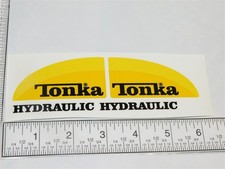 Tonka Turbine Cab Hydraulic Dump Truck Replacement Sticker Set TK-310