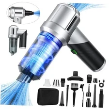 Arify Pro Car Vacuum Portable Cordless with 18000PA Super Suction, 4 in 1 Black