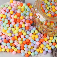 10Mm Matte Perlen In Bunt Ca.400Pcs Bunte Perlen Zum AuffäDeln Bastelperlen FüR