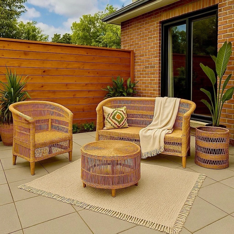 тростниковое кресло ручной работы - Изображение 3 из 4