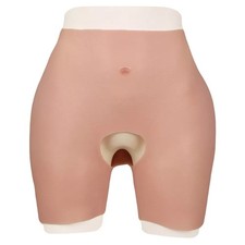 Silicone Open Crotch Pants Drag Queen Buttocks Hips Enhancer Crossdressing Panty