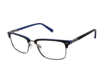 BUFFALO DAVID BITTON BM507 Black Mens Designer Eyeglasses Frames 54-18-145