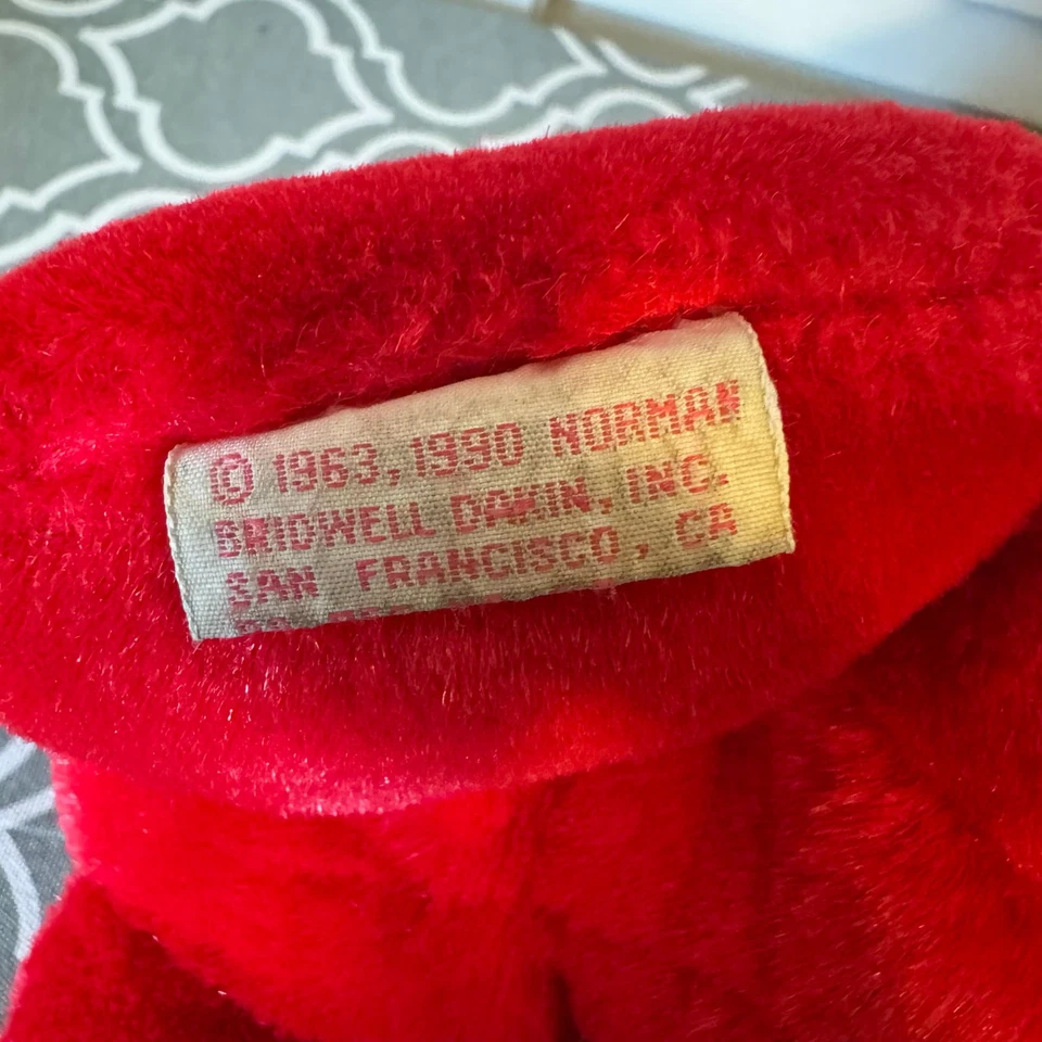 Vintage 90s Dakin Clifford The Big Red Dog Plush Stuffed Animal Large Toy - Image 3 of 4