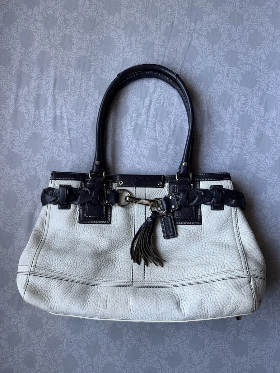 Coach Hampton Satchel/Top Handle Bag White Bags & Handbags for