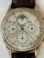Universal Genève Vintage Triple Complex  Moonphase Manual Watch