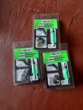 carp tackle 3 x Solar i lite indicator system green