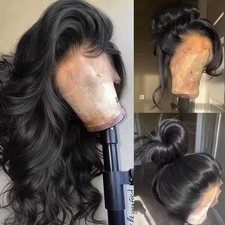 13x6 HD Lace Front Human Hair Wig Body Wave Glueless Pre Plucked 250 Density
