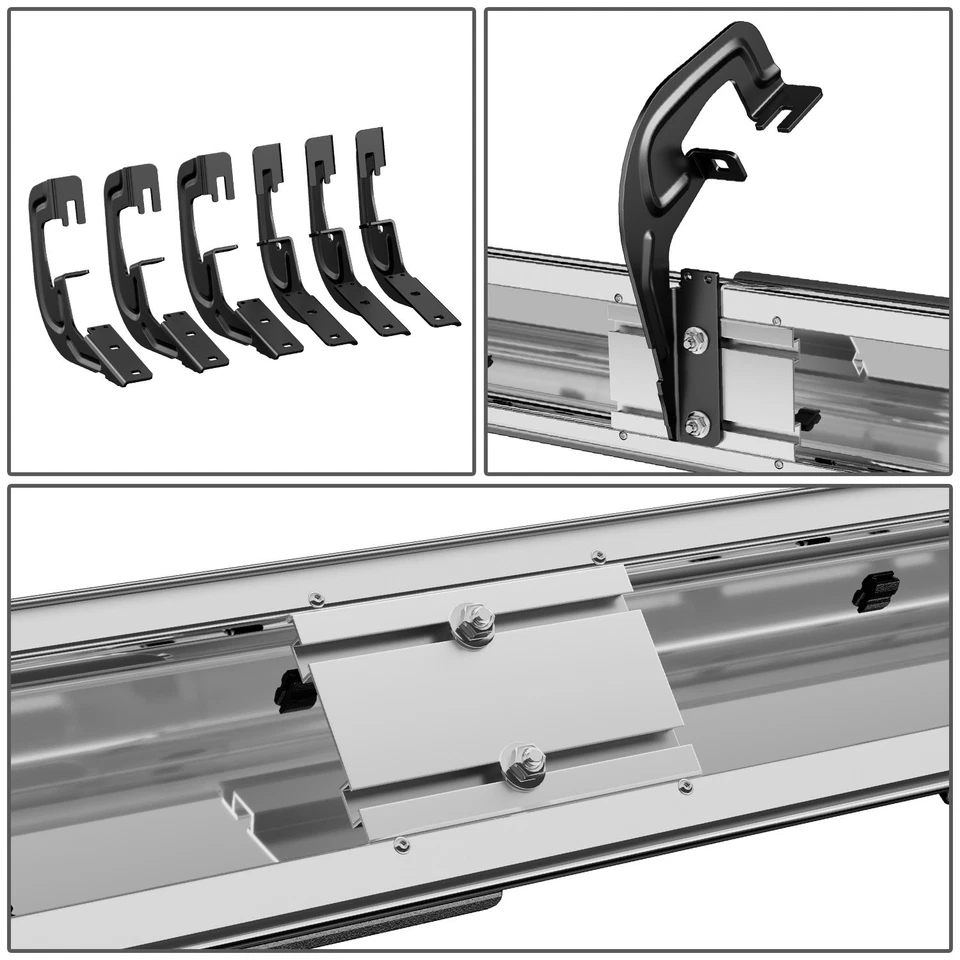 For 2007-2019 Silverado Sierra Extended Cab 6" Side Step Nerf Bar Running Board - Image 4 of 4