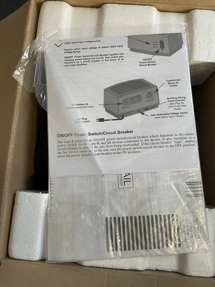 APC Line-R 1200 - LE1200 -Voltage Regulator & Power conditioner Never Used - Image 4 of 4