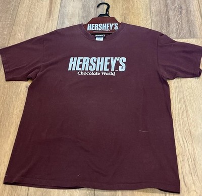 Hersheys XL Adult TShirt Chocolate World New W/hanger 