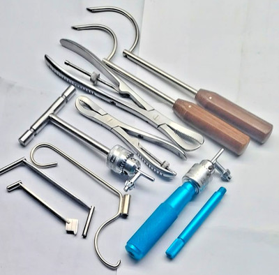 Orthopedic Veterinary Surgical High Quality Instruments Set of 9 PCS