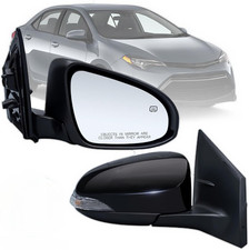 Right Passenger Side Mirror Compatible with Toyota Corolla 2014-2018 with Heated