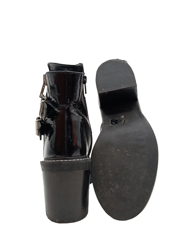 ASOS Botas con cremallera Mujeres Botines Talla EU 40 negro look casual - Imagen 2 de 4