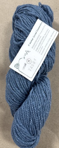Green Mountain Spinnery Yarn Denim Blue 7498 Cotton Wool