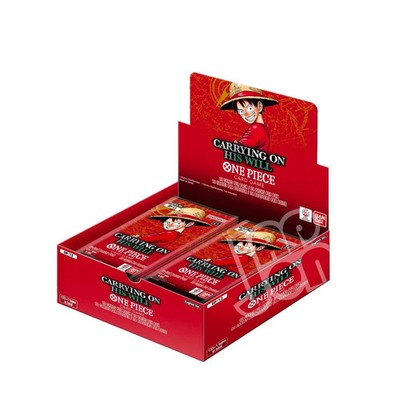 One Piece Card Game Carrying on His Will OP13 Display - 24 Büsten (EN)