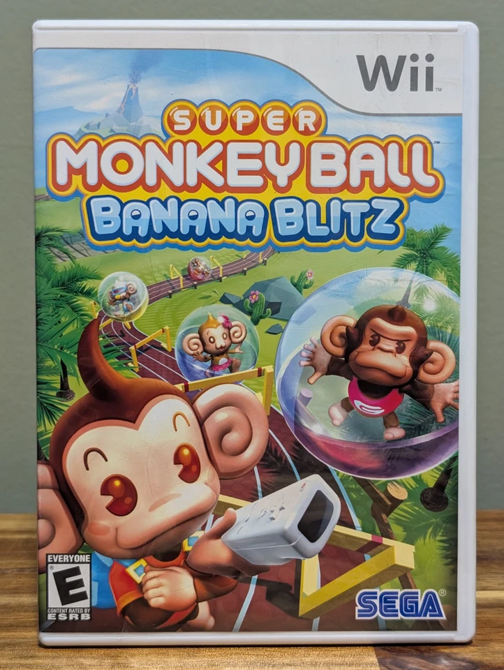 Super Monkey Ball: Banana Blitz (Nintendo Wii) CIB - Tested - Near Mint Disc! - Image 2 of 4
