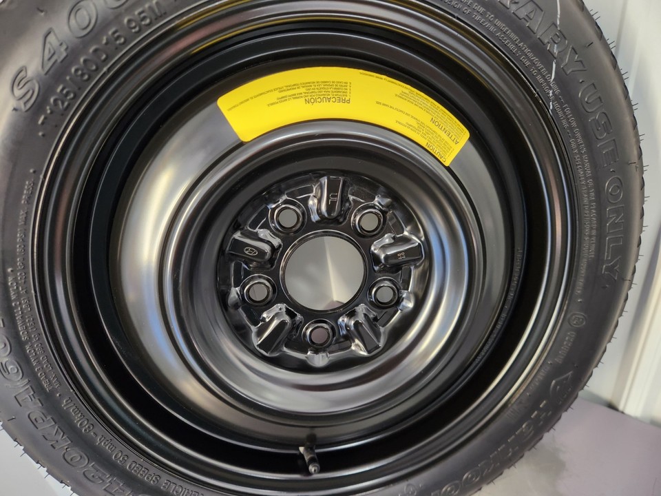 2014-2020 Hyundai Elantra Spare Tire Compact Donut Wheel T125/80D15 OEM ...
