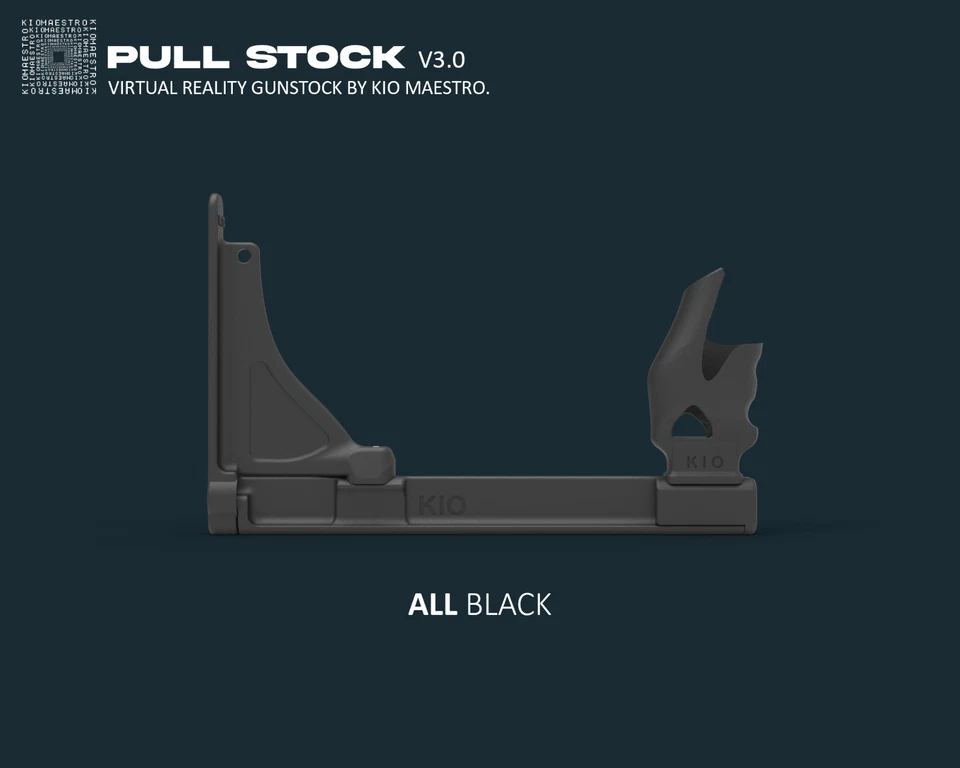 PULL V3.0 VR Gunstock - Meta Oculus Quest 3 / Quest 2 / Quest Pro - Image 3 of 4