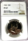 1963 50c Franklin Silver Proof Half Dollar Fifty Cents NGC PF67