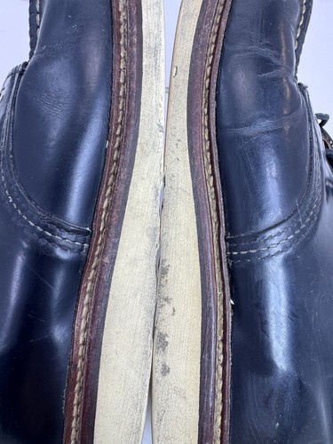 RARE DISCONTINUED RED WING 8106 MOC TOE OXFORDS BLACK CHROME Sz 10.5 D - Picture 19 of 24