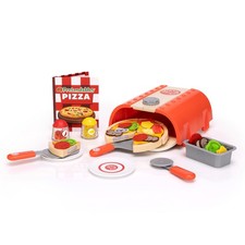 Fat Brain Toys Pretendables Backyard Pizza Oven Set Kids Pretend Play Food