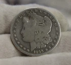 1895 O US Morgan Silver Dollar $1 Key Date Damage Cuts,Ding