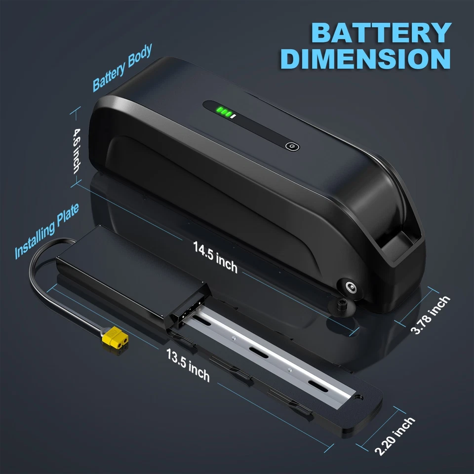 36V 48V 52V 15Ah 20Ah 24Ah Battery lithium for 200 800W 1600W Motor Battery Pack - Image 3 of 4