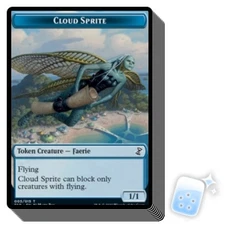 10 pcs CLOUD SPRITE TOKEN (3/15) Time Spiral Remastered Magic MTG MINT CARD