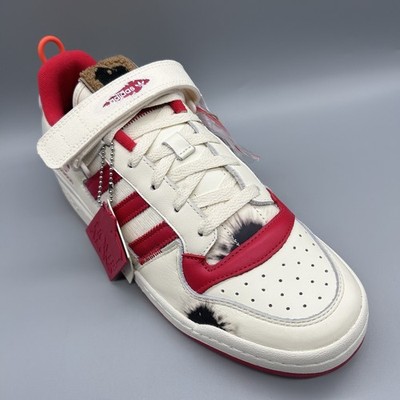2021 Adidas Originals Forum Low Home Alone Weiß Rot GZ4378 Herren Uk 9,5 Turnschuhe