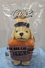 2025 Raising Canes A Christmas Story FRA-GEE-LAY Cane Limited Edition Plush Pup