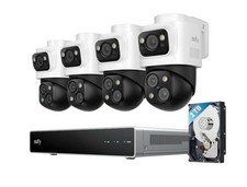 Eufy S4 Max Wired Security System - 4 Cameras 8CH PoE NVR 16MP PTZ 2TB 360  Cam