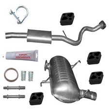 Auspuff Komplett 2tlg. für BMW 3 E90 / E91 316i/318i NEU +MONTAGESATZ