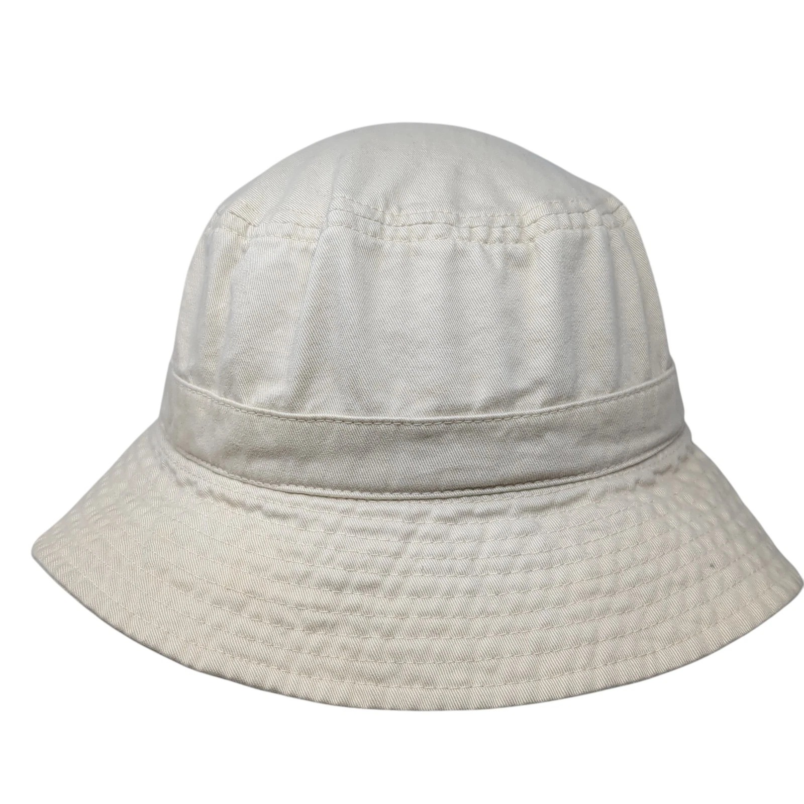 Gap Bucket Hat Solid Beige Large Casual Outdoor Vent Holes Blank