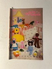 VTG 1980s Annie's Pattern Club Newsletter 87H32 Lullaby Baby Set Crochet Fiber