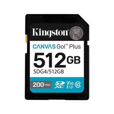 Kingston Canvas Go! Plus 512GB SDXC Karte C10 (SDG4/512GB)