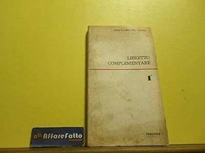 ART L1056 BUCH ERGÄNZUNGSHEFT 1 - ZELASCO - JAHR 1964 [Unknow