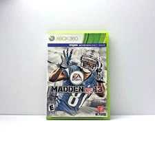 Madden NFL 13 Microsoft Xbox 360 CIB Complete Refurbished & Tested Free Shipping