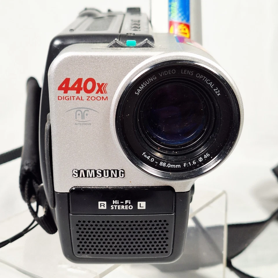 SAMSUNG VP-A800 Hi8 Video8 8mm PAL Video Camera Camcorder Tested Working - Image 3 of 4